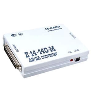 E14-140МD, внешний модуль АЦП, установлен 2-х кан. ЦАП