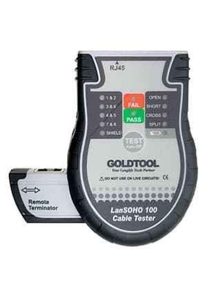 TCT-100, тестер LAN кабеля RJ45