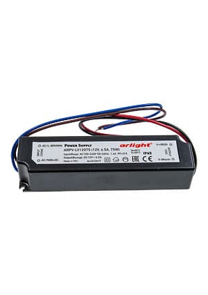 ARPV-LV12075, блок питания 12В, 6.5A, 75Вт