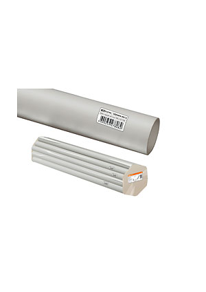 SQ0404-0012, Труба гладкая жесткая ПВХ d 20 (104 м) длина 2 м индивид. штрихкод