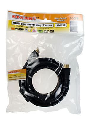 HDMI(ВИЛКА)-HDMI (ВИЛКА) 7.0М., HDMI(вилка)-HDMI (вилка) аудио-видео кабель, 7,0м.