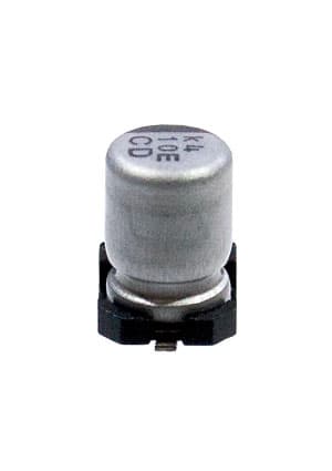 UCD1E100MCL1GS, SMD конденсатор 10мкФ 25В 20% 105С 4х5.8мм Low Imp