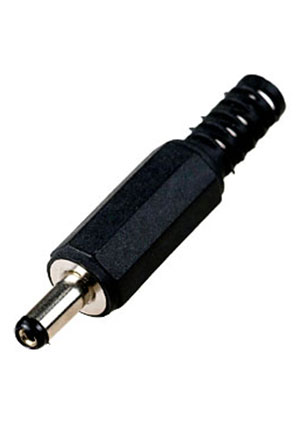 3-162, разъем питания 3.8x1.3x9.5мм "шт" пластик на кабель