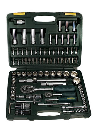 27883-H95, Набор слесарно-монтажный, тоцевые головки, 95 предметов