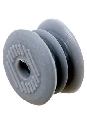 TE-178 017 СЕРЫЙ, TE-178 017, Фиксатор для провода, dвнеш.=1.20мм, dвнут.=0.80мм, серый