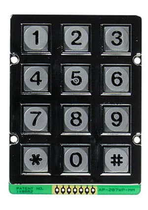 AK-207-N-SSB-WP-MM, клавиатура