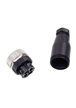 6007302, STECKDO.GE.LTG.SH  4P.  C250V  3A   IP67 =(DOS-1204-G)