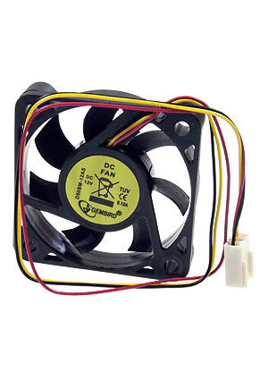 D50BM-12AS, Вентилятор,  50x50x10, подшипник, 3 pin, провод 25 см