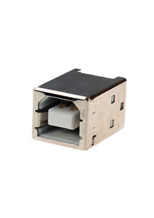 USB-B FS, розетка на кабель тип B