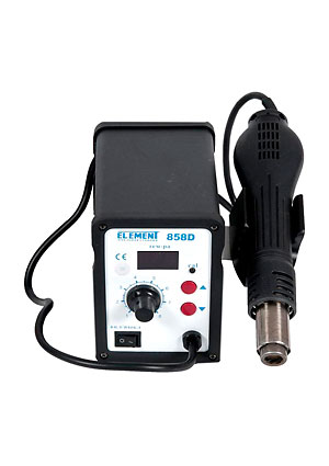 Паяльный фен ELEMENT 858D, цифровая индикация