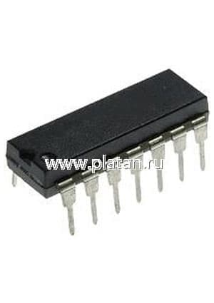 SN74AC04N, Логическая ИС, инвертер (=КР1554ЛН1), [PDIP-14]