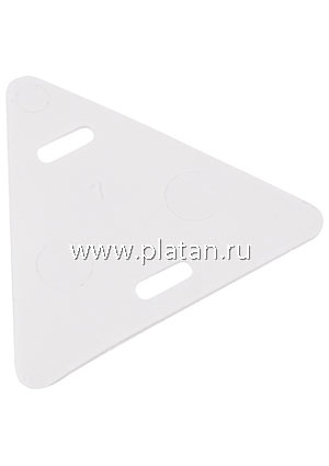 07-6236, Бирка кабельная "У-136 (Треугольник)" 100шт REXANT