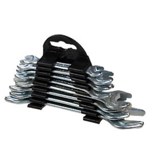 27015-H8, Набор рожков. ключей от 6-19мм (8шт) оцинкованные