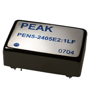 PEN5-2405E2:1LF, DC/DC,5W,Вх:18-36V,Вых:5V/1A,1500VDC,DIP24,Ind.