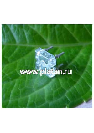 BL-FL7600UEC, Светодиод "Пиранья" красный 100" 1500мКд 630нМ (Ultra Orange)