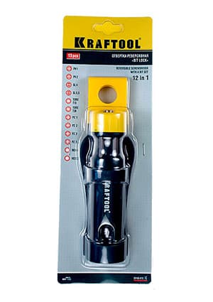 26160-H13, отвертка реверс. MAXI 12предм. с подвес.на пояс