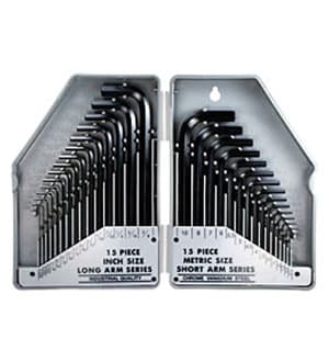 8PK-027, набор ключей 30пр. шестигранные