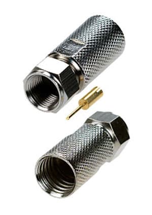 4-241, разъем F "шт" на кабель RG-11 с пином