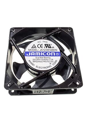 JA1238H2B0N-T, вентилятор 220В 120х120х38мм подшипник качения клеммы