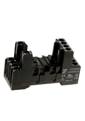 4-1415033-1, PT787401, колодка для реле 4 Form C серии РТ на DIN рейку