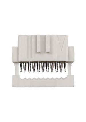 1-215911-0, AMP-Latch-20 розетка на шлейф 2,54мм с крышк.б/ф