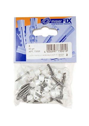 73001 СКОБЫ ЭЛ.УСТАНОВОЧНЫЕ КРУГЛ. 4