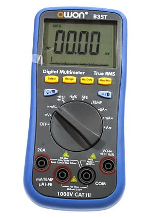 B35T, мультиметр True RMS Bluetooth BLE2.0