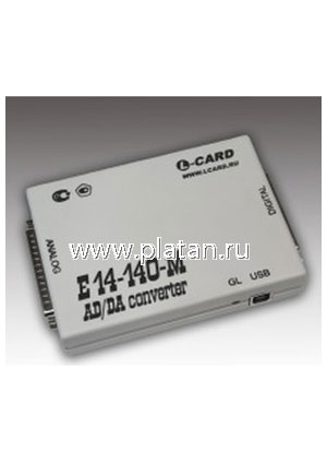 E14-140-M, Внешний модуль АЦП/ЦАП на шину USB (Госреестр)