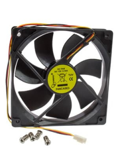 FANCASE3, Вентилятор, 120x120x25, втулка, 3 pin, провод 30 см