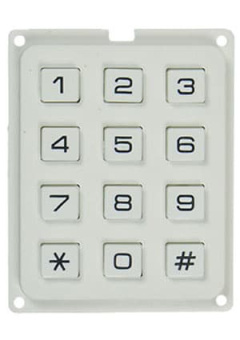 AK-304FM-N-WWB, клавиатура
