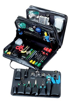 1PK-19382B, набор инструментов для обсл. сетей LAN 57пр.