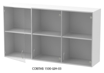 Шкаф навесной Совлаб-1500 ШН-01: 1500х320х690 мм, с 1-й дверью