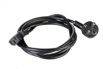 Шнур питания с заземлением IEC 60320 C13/Schuko, 10 А / 250 В (3 × 1,0), длина 1,8 м