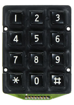 TF-0286B, 3x4/57x46  Тел.клавиатура