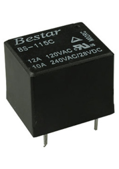 BS-115C-12A-DC24V, (24VDC) реле 12А120В
