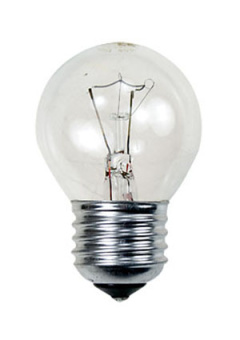 40D1/CL/E27, Лампа  40Вт, сферическая прозрачная, цоколь E27