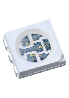 FM-T5050HRK-624N, светодиод SMD 5050 PLCC красный 110гр 624 нм 2100 мКд