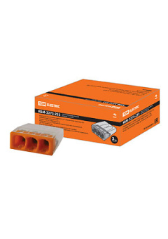 SQ0517-0112, Строительно-монтажная клемма КБМ-2273-233 (2,5мм2) с пастой