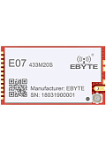 E07-433M20S, Module LoRa spread spectrum; UART; 915MHz; 20dBm; 3; 0.3k~19.2k; 21*36
