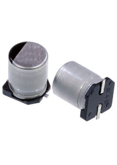 EEEFK1J470P, Radial, Can - SMD, конденсатор электролитический низкоимпедансный 63В 47мкФ +20%, 250мА