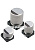 ECAP SMD, 2.2 мкФ, 50В, 105C, 4x5.4, B41121A6225M000, Конденсатор электролитический алюминиевый SMD
