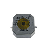 SMA-17S, 17 мм, Пьезоизлучатель с генератором, SMD