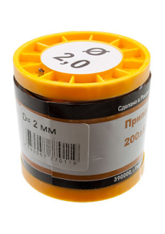 ПРИПОЙ ПОС 61 ТР  2.0ММ  КАТУШКА 200Г, (2015-2016г)
