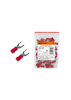 SQ0503-0001, Наконечник НВИ 1,25-3 вилка 0,5-1,5мм (100шт)