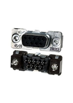 1-338313-2, D-SUB розетка 9 конт.на плату HD-20