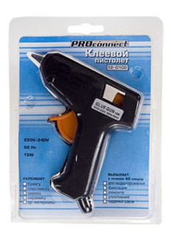 120102(LC-101N), Клеевой пистолет 15 Вт, блистер