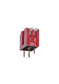 DP-02R, DIP переключатель угловой 2 конт. 2.54мм (RPL-02)