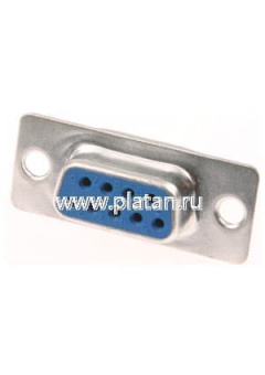 DB-9F (DS1033-09F), Гнездо 9 pin на кабель (пайка)