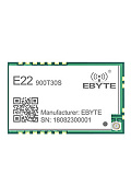 E22-900T30S, Module Low consumption, anti-interference; UART; 868/915MHz; 30dBm; 10; 0.3~62.5k; 40.5