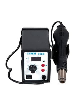 Паяльный фен ELEMENT 858D, цифровая индикация